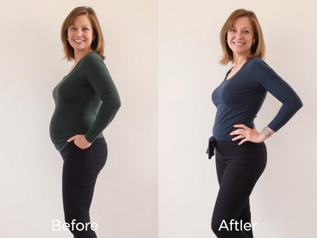 Before and after transformation of Mitolyn user showing weight loss results Before and after transformation of Mitolyn user showing weight loss results