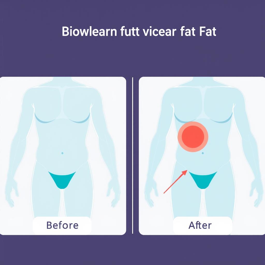 Biolean targeting visceral fat diagram Biolean targeting visceral fat diagram