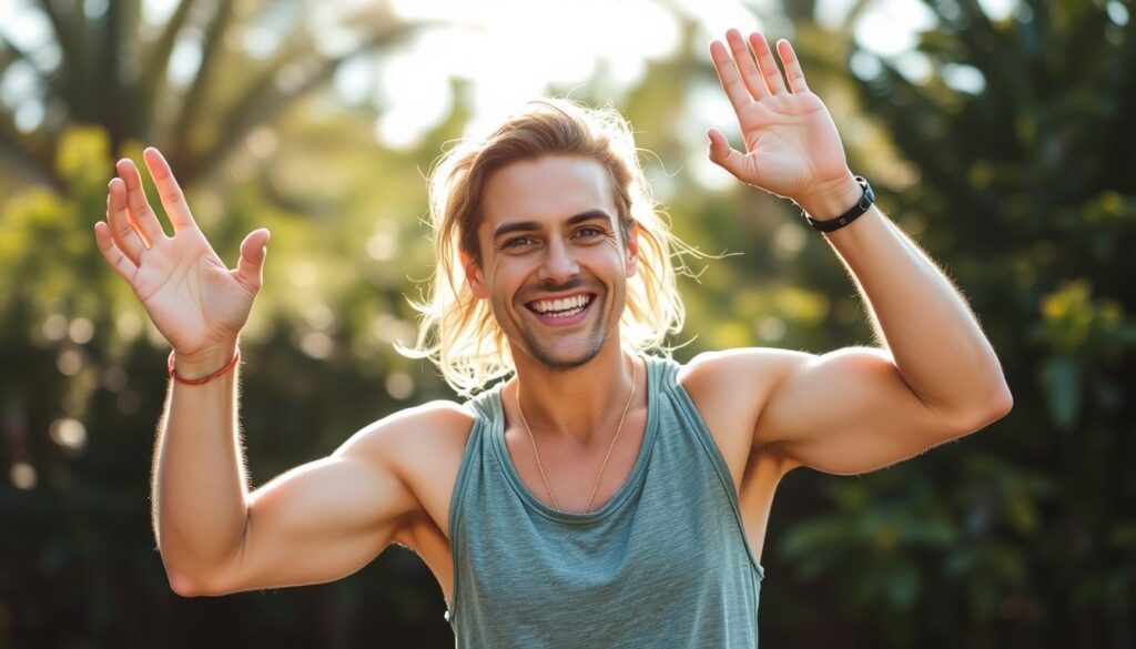 Happy, healthy person who has achieved success with LeanBiome Happy, healthy person who has achieved success with LeanBiome