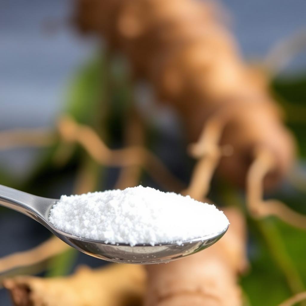 Inulin powder from chicory root