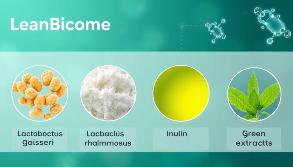 LeanBiome's key probiotic ingredients and components LeanBiome's key probiotic ingredients and components