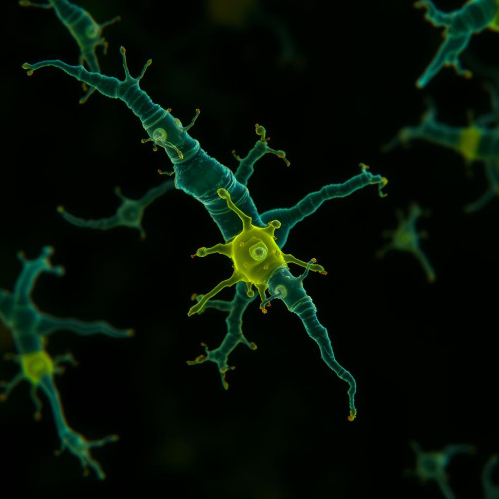 Microscopic view of BLIS M-18 probiotic strain