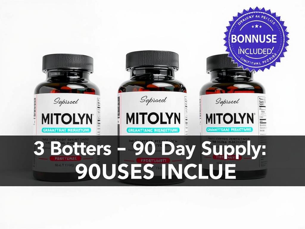 Mitolyn 3 bottle bundle package with bonuses Mitolyn 3 bottle bundle package with bonuses