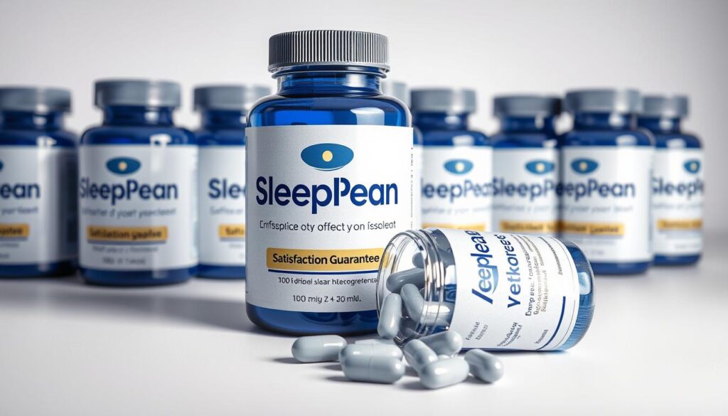 SleepLean bottles with satisfaction guarantee seal SleepLean bottles with satisfaction guarantee seal
