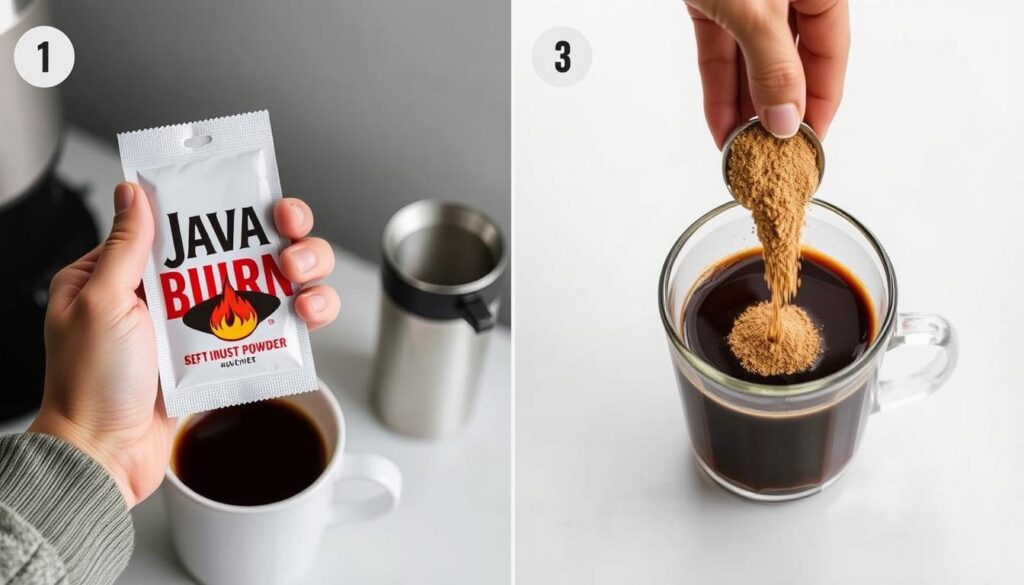 Step-by-step Java Burn mixing process Step-by-step Java Burn mixing process