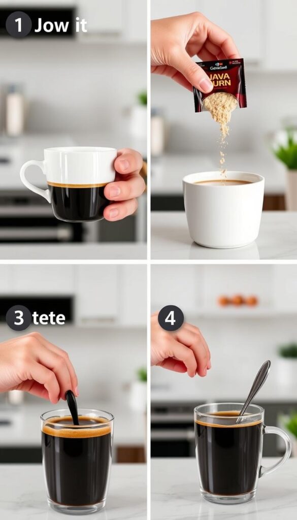 Step-by-step visual guide showing how to use Java Burn Step-by-step visual guide showing how to use Java Burn