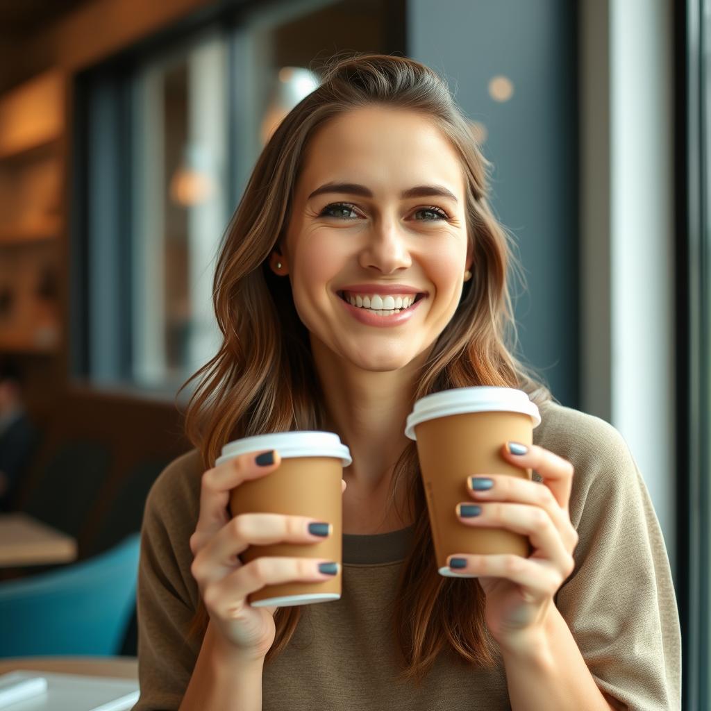Woman smiling after using Java Burn Woman smiling after using Java Burn