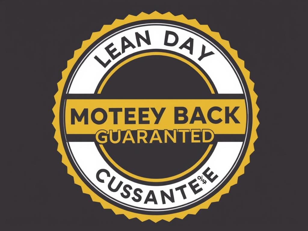 180-day money-back guarantee seal for LeanBiome 180-day money-back guarantee seal for LeanBiome
