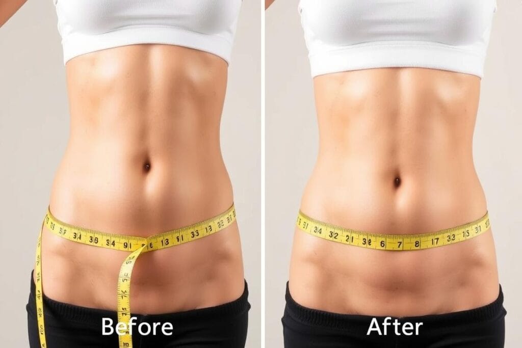 Before and after transformation showing FBTonic reviews results