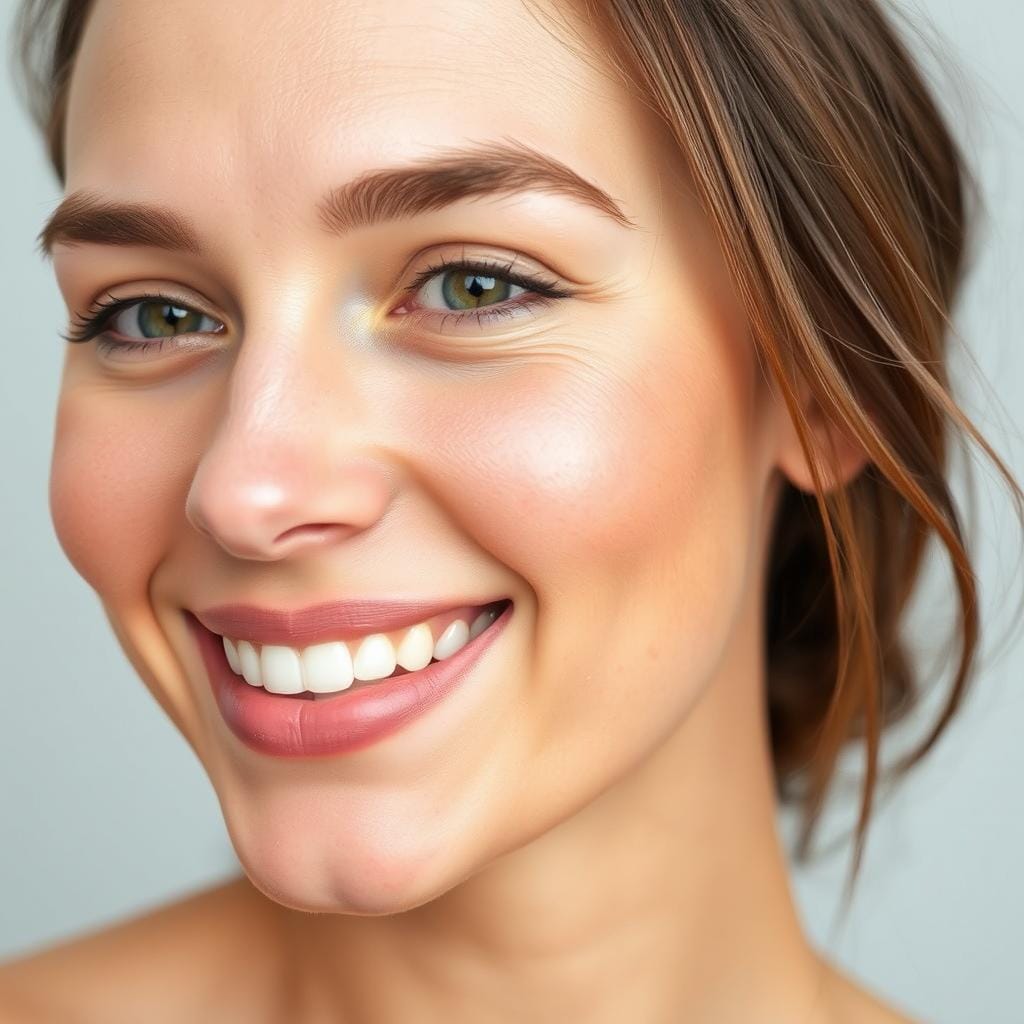 Clearer skin from improved gut health with LeanBiome probiotic supplement