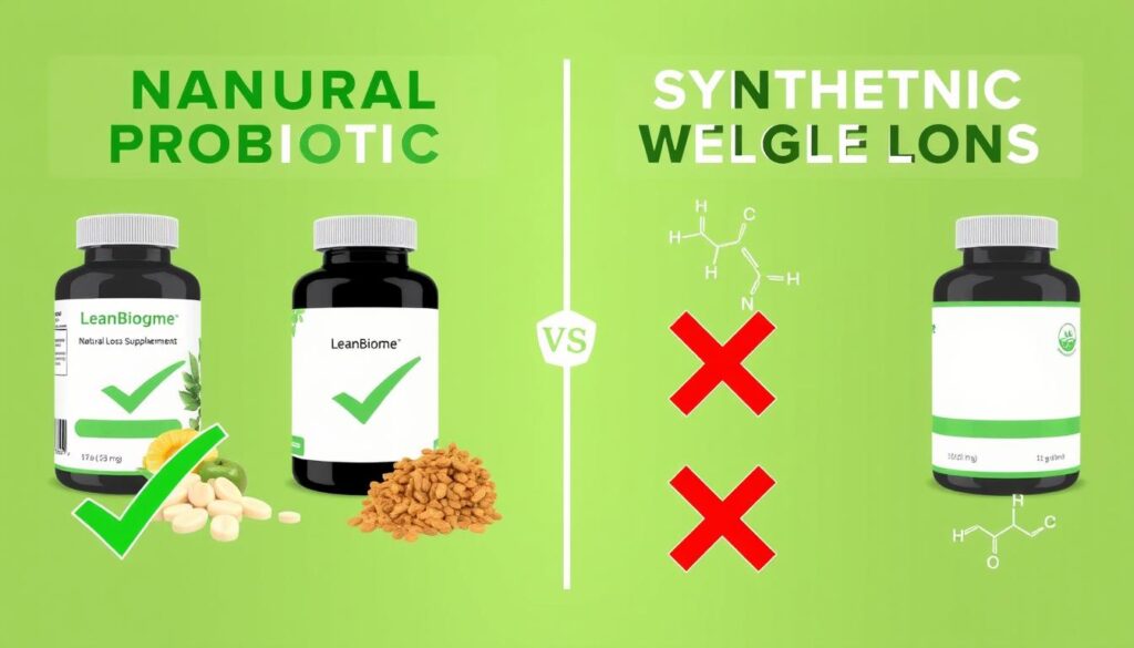Comparison between LeanBiome natural approach and synthetic weight loss supplements Comparison between LeanBiome natural approach and synthetic weight loss supplements