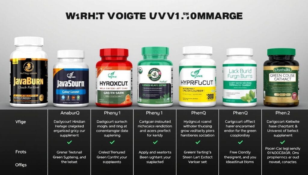 Comparison of JavaBurn with other popular weight loss supplements