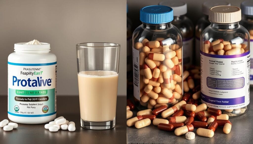 Comparison of ProstaVive powder vs traditional pill supplements