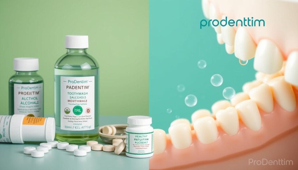 Comparison of traditional dental products versus ProDentim's natural approach