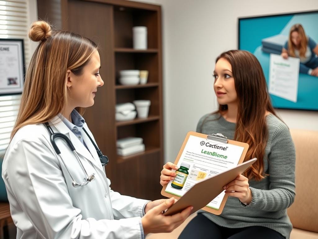 Doctor discussing supplement safety with patient