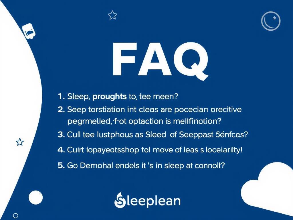 FAQ section graphic for Sleeplean supplement FAQ section graphic for Sleeplean supplement