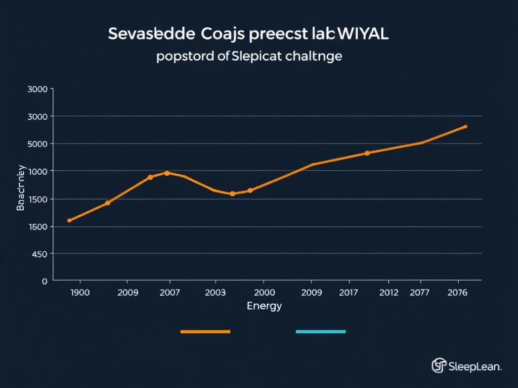 Graph showing energy levels throughout the day before and after