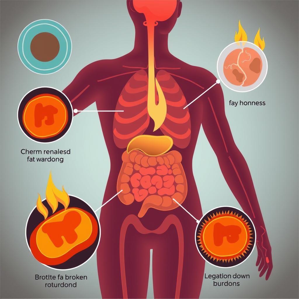 Illustration of BioLean 2025 fat loss mechanism showing metabolic boost