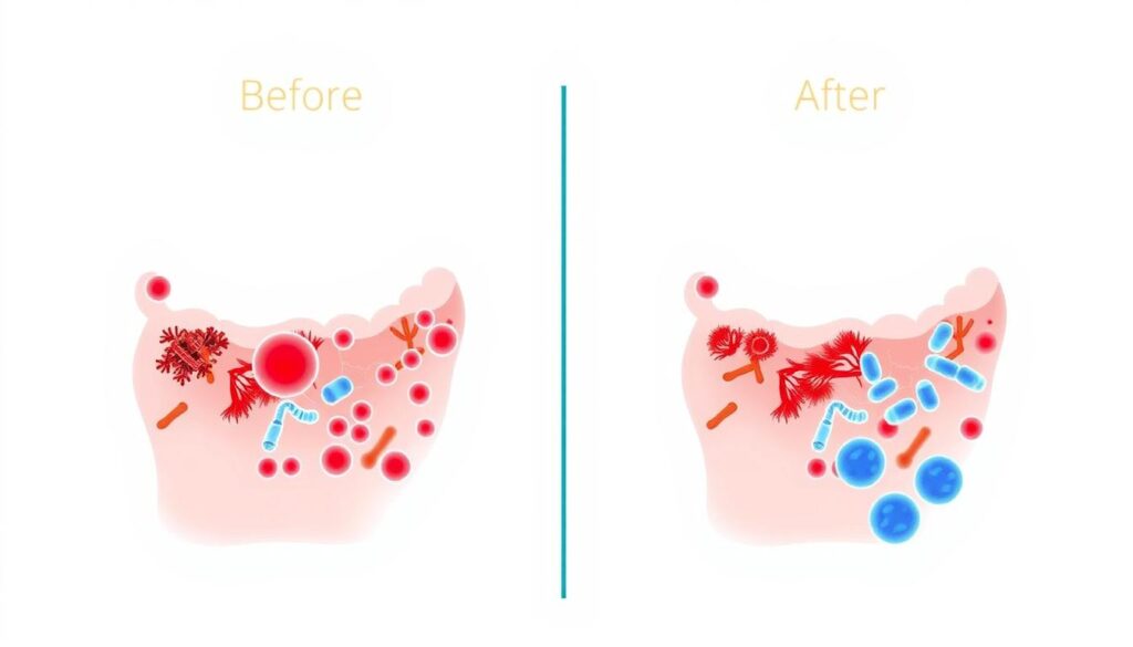 Illustration showing how ProDentim Official balances the oral microbiome for healthy teeth and gums Illustration showing how ProDentim Official balances the oral microbiome for healthy teeth and gums