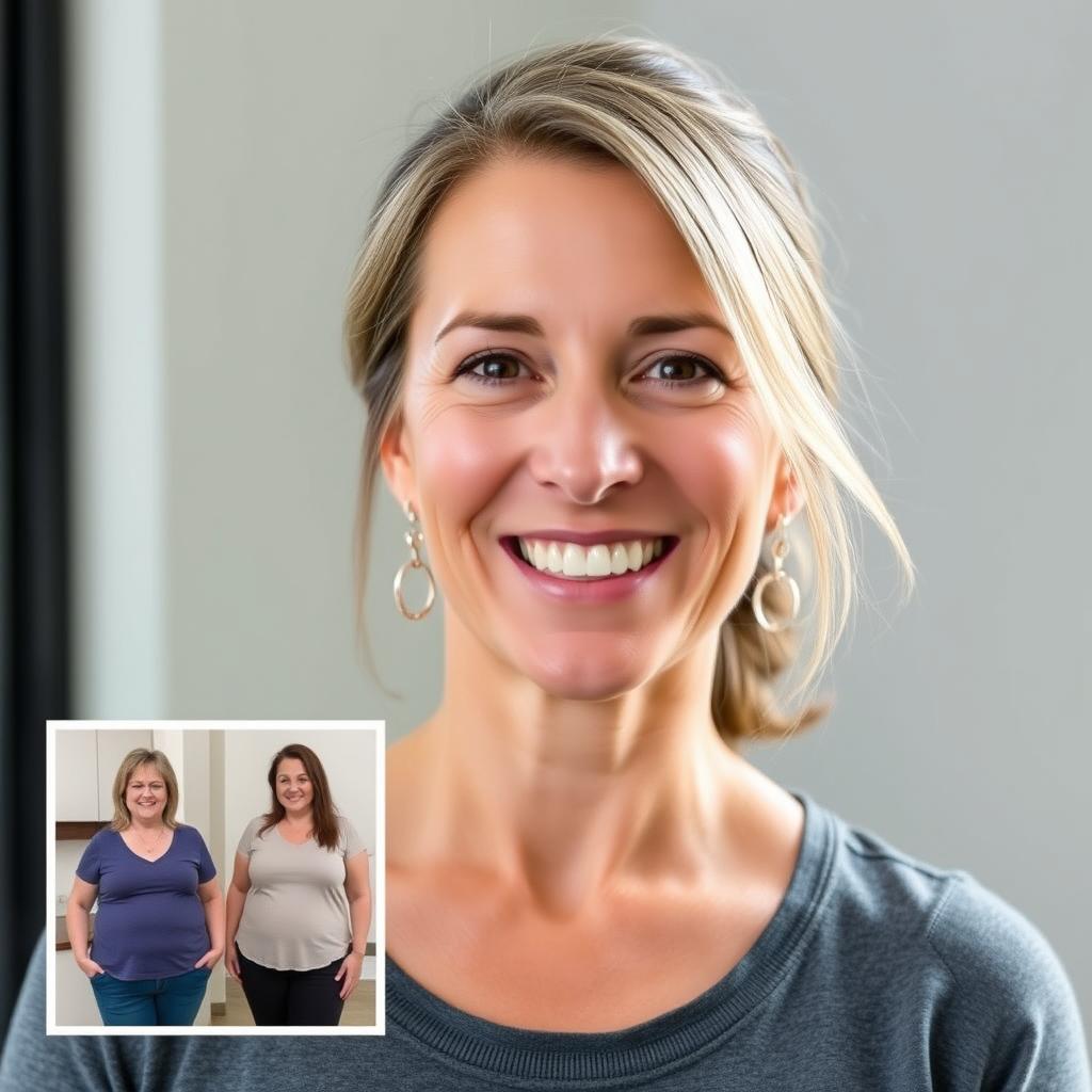 Jennifer smiling after losing weight with LIV PURE Jennifer smiling after losing weight with LIV PURE