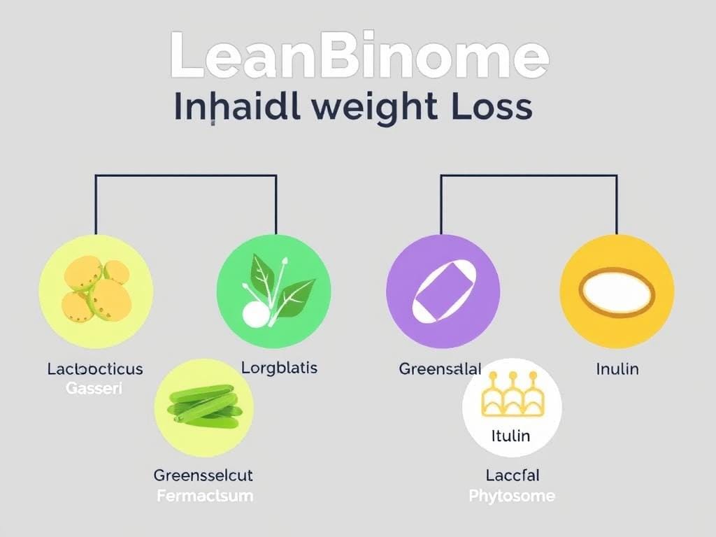 LeanBiome key ingredients visualization