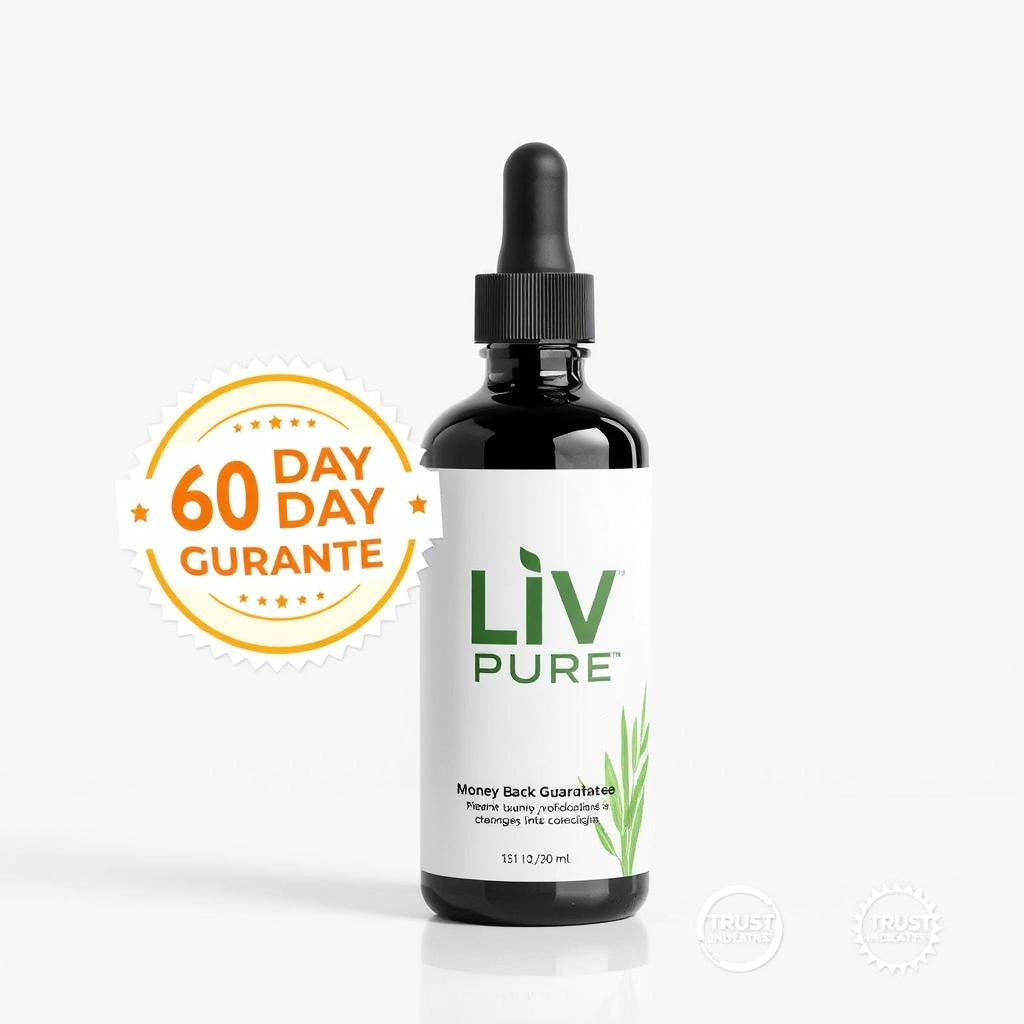 Liv Pure money-back guarantee seal and certificate Liv Pure money-back guarantee seal and certificate