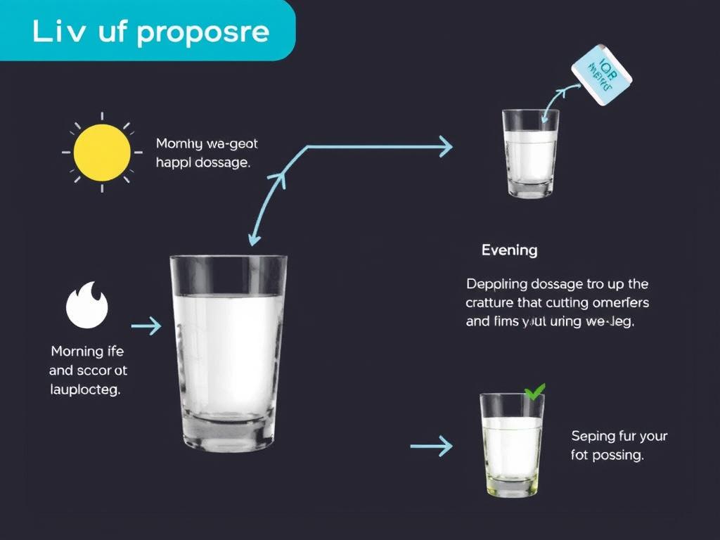 Liv Pure usage instructions showing proper dosage and timing