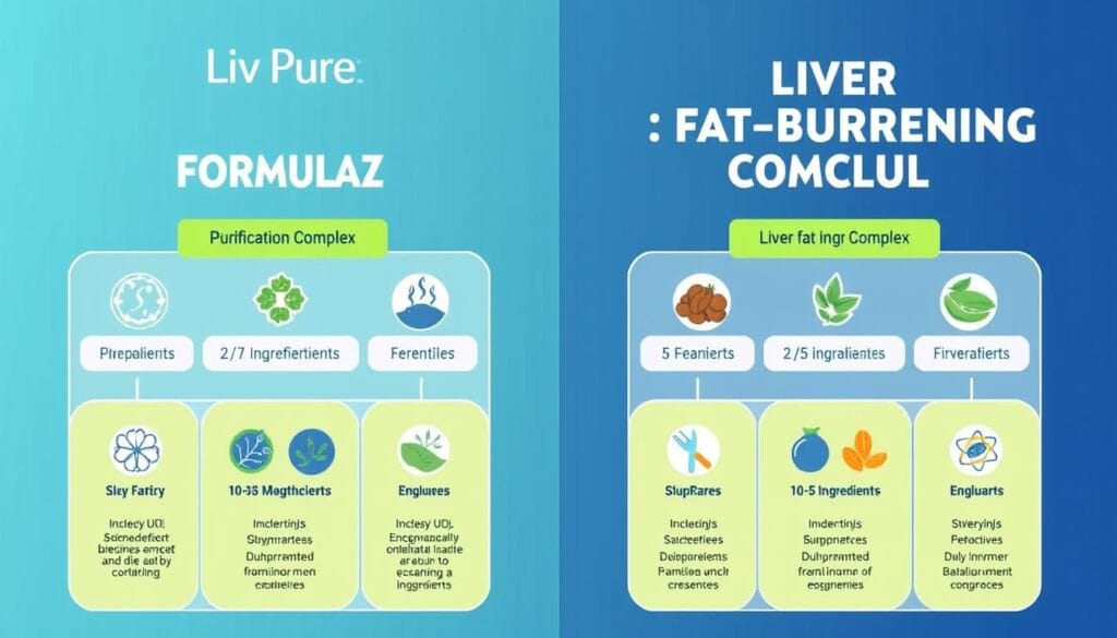 Liv Pure's dual-action formula visualization Liv Pure's dual-action formula visualization
