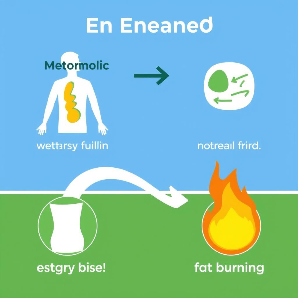 Metabolic boost illustration for Sumatra Slim Belly Tonic