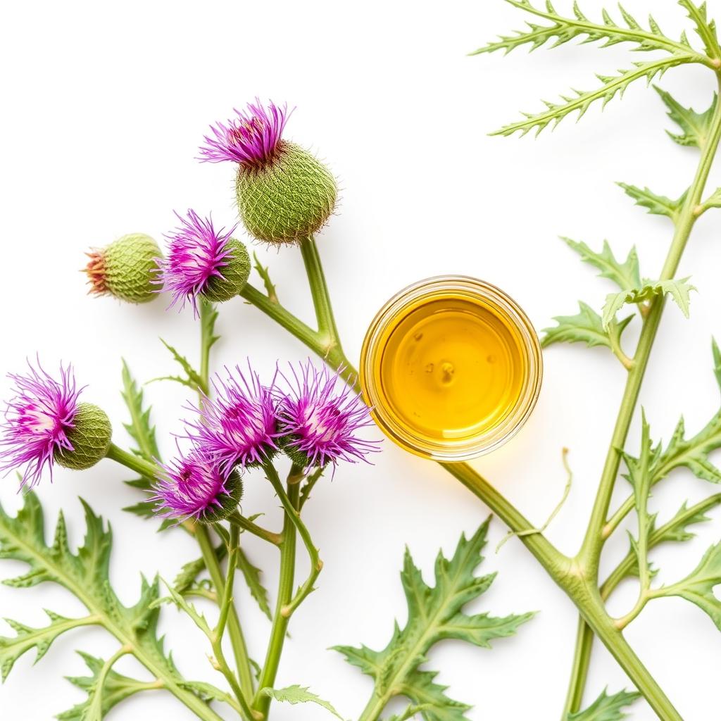 Milk thistle plant and extract used in Liv Pure formula Milk thistle plant and extract used in Liv Pure formula