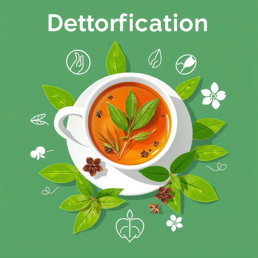Natural detoxification process illustrated with All Day Slimming Tea Natural detoxification process illustrated with All Day Slimming Tea