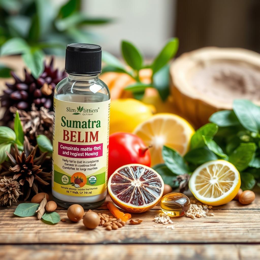 Natural ingredients used in Sumatra Slim Belly Tonic