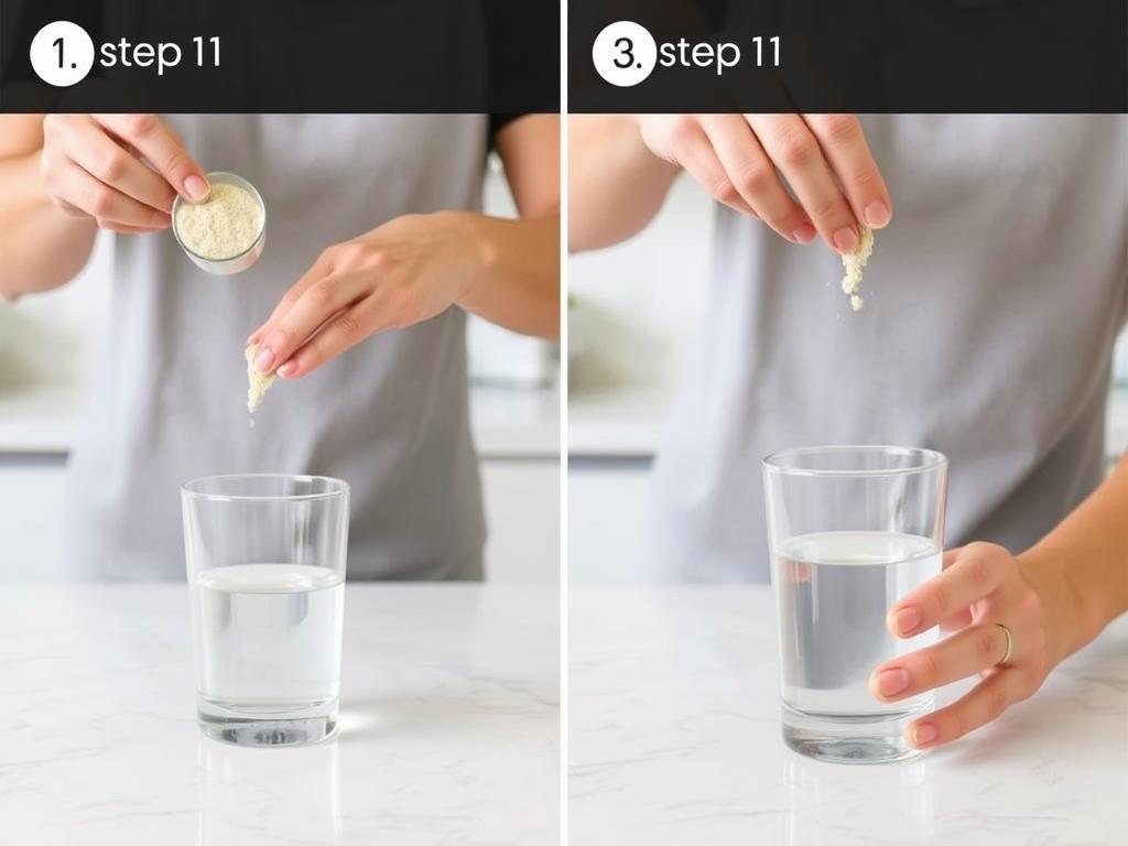 Person preparing Sumatra Slim Belly Tonic