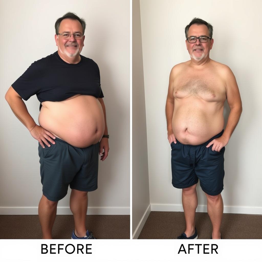 Russell's weight loss journey with Mitolyn