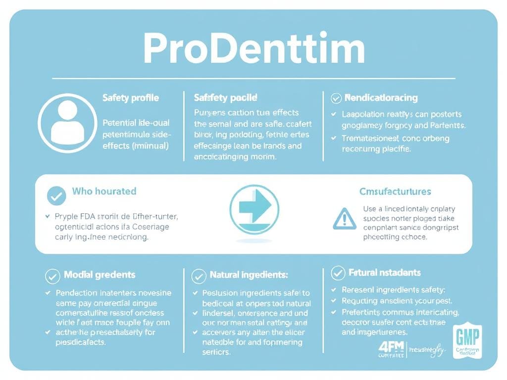 Safety information and considerations when using ProDentim