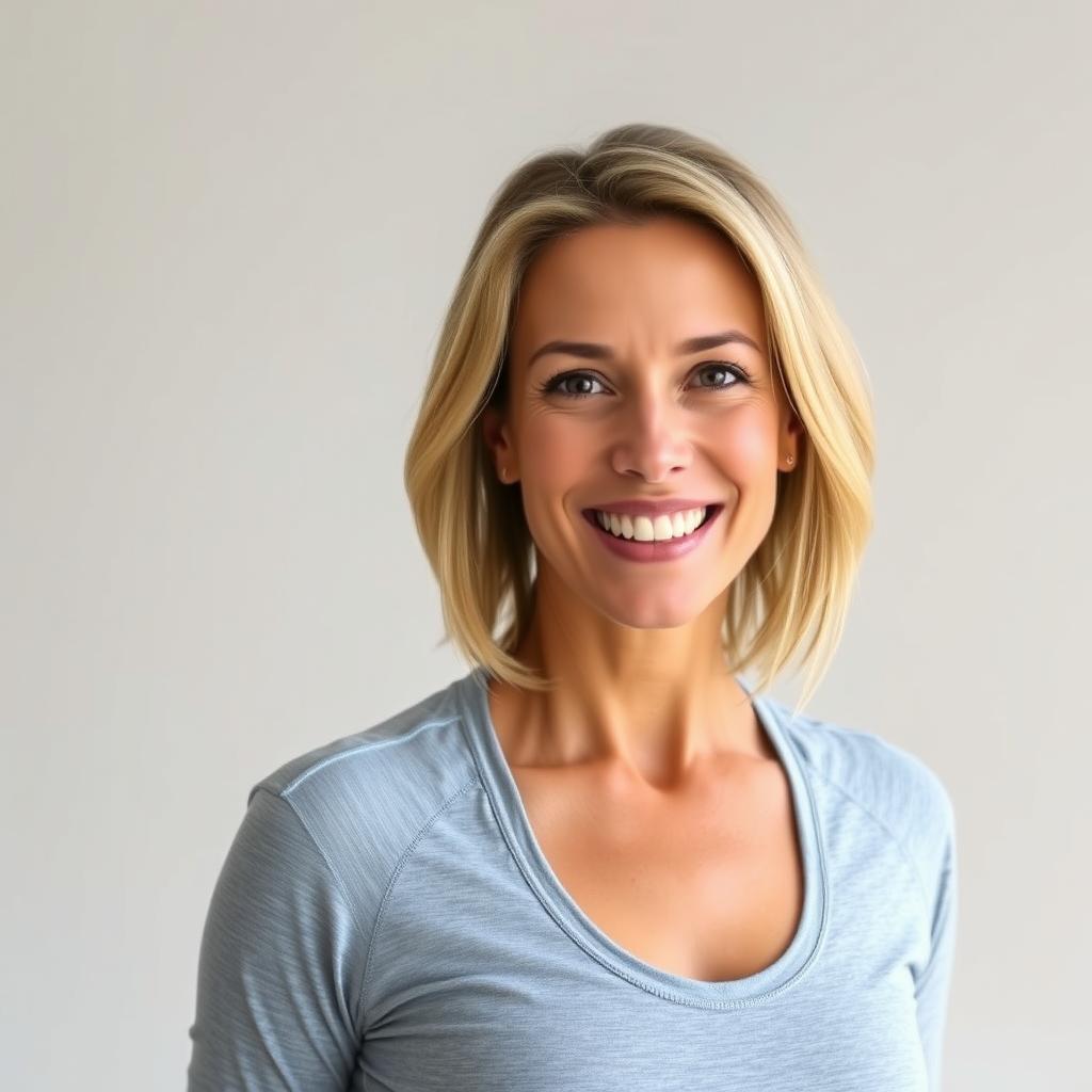Sarah, 42, smiling after losing 28 pounds with Ikaria Juice formula Sarah, 42, smiling after losing 28 pounds with Ikaria Juice formula