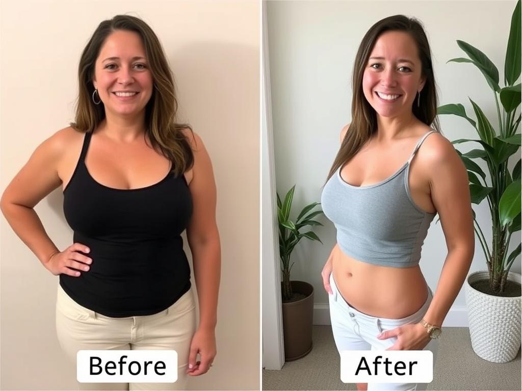 Sarah before and after using Java Burn Sarah before and after using Java Burn