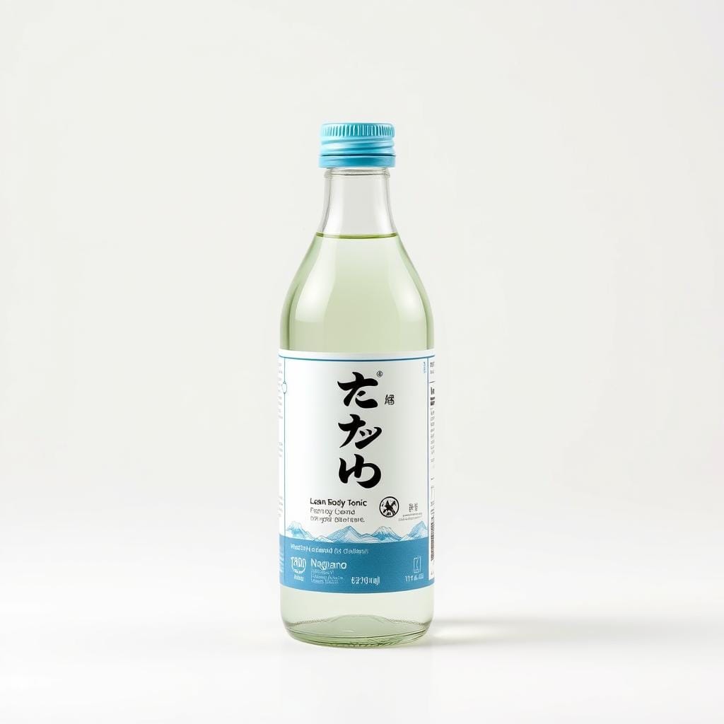 Single bottle of Nagano Lean Body Tonic