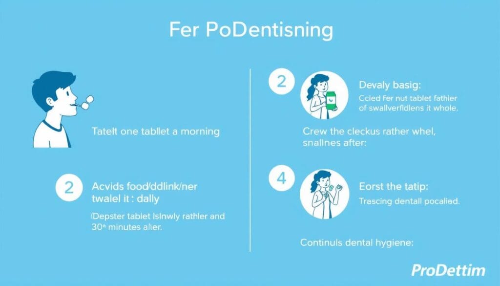 Step-by-step visual guide on how to properly use ProDentim for maximum results