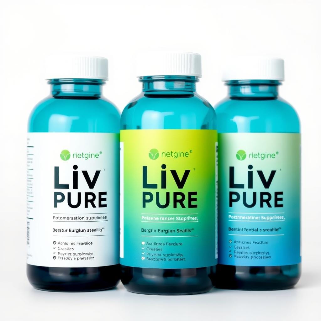 Three bottles of Liv Pure natural detox solution Three bottles of Liv Pure natural detox solution