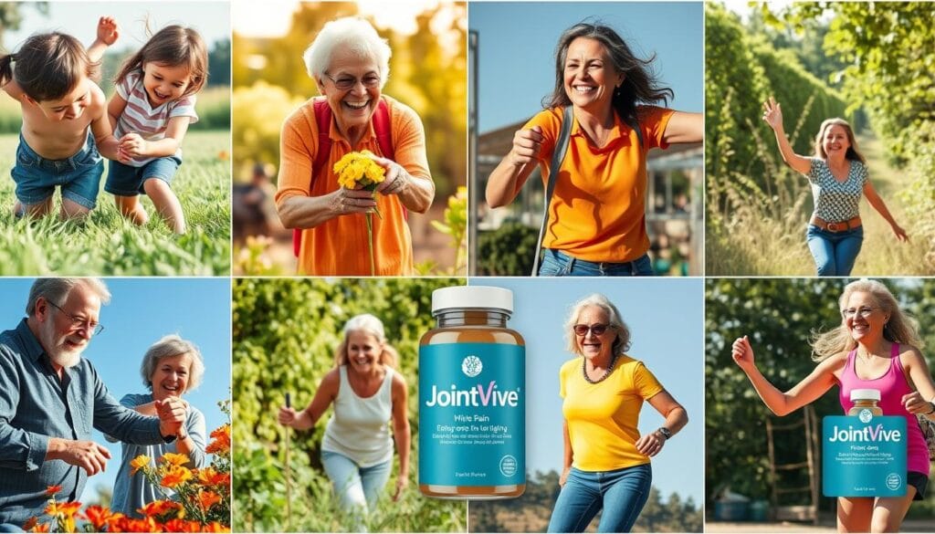 Happy, active people enjoying life pain-free thanks to JointVive