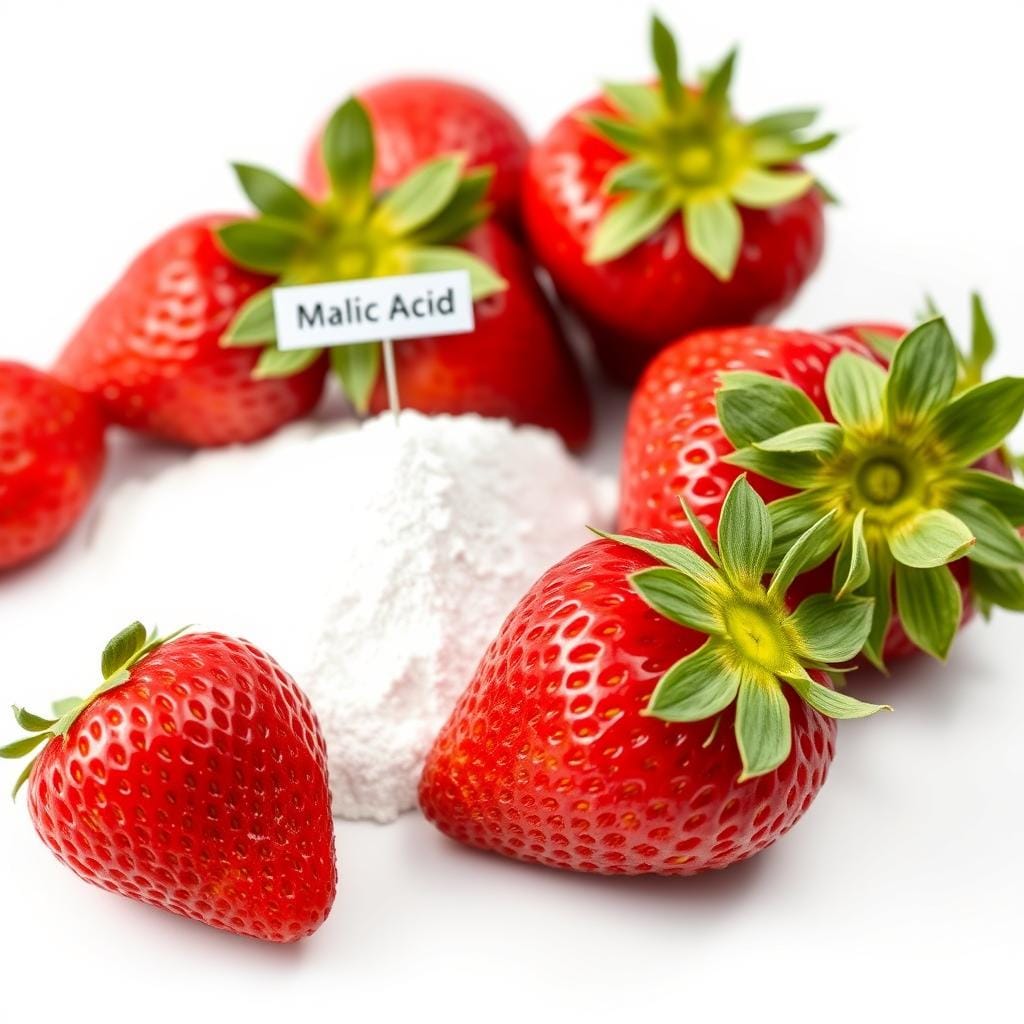 Image of malic acid from strawberries used in ProDentim