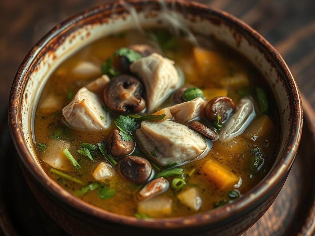 KetoSoup82 plan signature soup recipe in a bowl