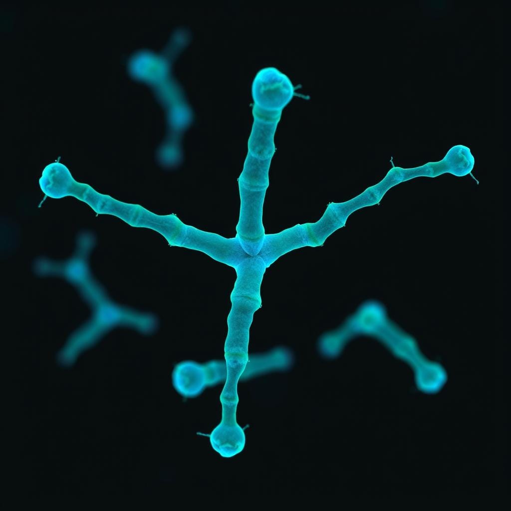 Microscopic view of Bifidobacterium Lactis BL-04 probiotic strain in ProDentim