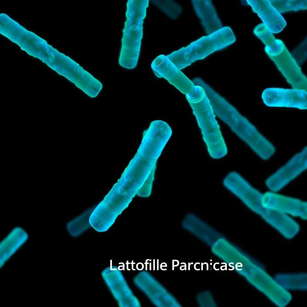 Microscopic view of Lactobacillus Paracasei probiotic strain in ProDentim