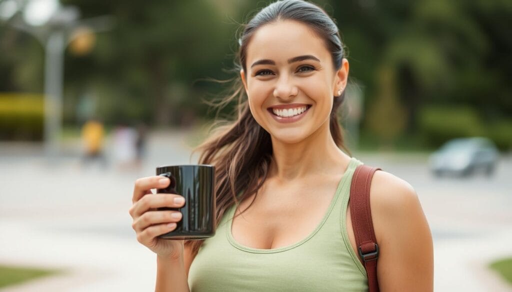 Person looking confident after JavaBurn weight loss journey Person looking confident after JavaBurn weight loss journey