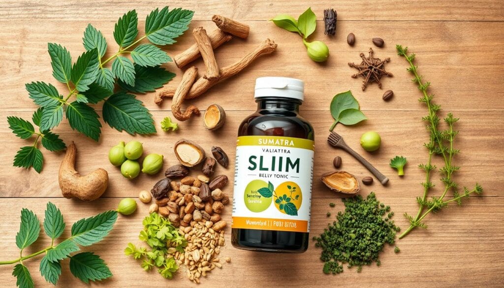 Natural ingredients in Sumatra Slim Belly Tonic