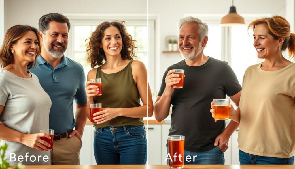 People experiencing benefits from CardioSlim fat loss heart health tea